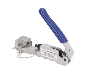 MasYosh Outil de Sertissage Coaxial Multifonctionnel, Outil de Compression pour Connecteurs F BNC avec Molette de Sélection de Câble, pour Câbles Coaxiaux RG58 RG59 RG6 RG7 RG11