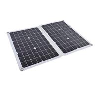 MasYosh Panneau de Charge Solaire 40 W 18 V, Chargeur Solaire Pliable Haute efficacité avec Structure de Ruche, 3 Câbles SAE, pour Voitures, Camping-cars, Navires, VTT, équipement de