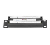 MasYosh Panneau de Mise en Réseau du Réseau Mural de 8 Ports, ABS Cat6 Support de Câblage Non blindé avec Une Installation Facile, pour 23 28AWG Cable Donne Video Audio