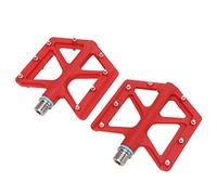 MasYosh Pédale de Vélo Pliante, Pédale de Vélo de Montagne en Nylon à Tige en Titane Robuste avec Goujons Antidérapants de Conception Creuse, pour de Route, Cyclisme en Plein Air