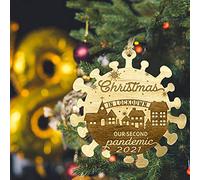 MasYosh Pendentif de Noël Ornement en Bois Léger (A (Migration Gauche)