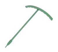 MasYosh Piquets de Support pour Plantes, Outil de Jardin en Plastique Durable pour Pot de Fleurs et Légumes, sans Rouille, 12 Ensembles D'anneaux de Support Demi-Rond, Adaptés aux Pots de Fraises,