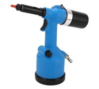 MasYosh Pistolet à écrou à Rivets Pneumatique 1/4, Riveteuse Pneumatique Hydraulique Entièrement Automatique avec Joint Universel à 360 Degrés et Silencieux, pour Rivetage M3 M12 dans