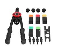 MasYosh Pistolet à riveter, outil de rivetage manuel en acier inoxydable avec écrou M3 M4 M5 M6 M8, pour fixation et rivetage dans les plaques et tubes métalliques