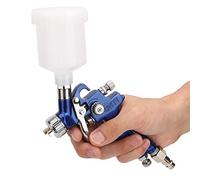 MasYosh Pistolet Aérographe HVLP, Buse en Acier Inoxydable de 0,8 Mm et 1,0 Mm avec Contrôle du Fluide et Valve de Régulation D'air, pour économiser la Peinture et Atomiser en Douceur (1,0 de