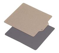 MasYosh Plate-Plaque de Lit en Acier de Printemps PEI, Plaque de Construction Magnétique à Double Couverture en Poudre Peinte avec Conception de L'oreille pour Imprimante 3D 180x180mm