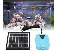 MasYosh Pompe à Air à énergie Solaire, Oxygénateur D'aquarium à Double Usage AC DC avec Moteur en Cuivre Pur et Batterie au Lithium, pour Aération d'urgence de Pêche en Plein Air