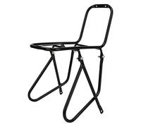 MasYosh Porte-Bagages Avant de Vélo, Porte-Bagages en Acier Léger avec Déflecteur surélevé pour la sécurité, Support de Tourisme Durable pour VTT et Les Types de Vélos