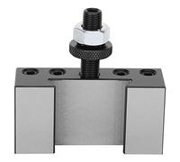 MasYosh Porte-outil de Tour, Poteau D'outil à Changement Rapide en Acier à Haute Teneur en Carbone pour Colonne 250-102, avec Changement D'outil Rapide, Rainure en Queue D'aronde de