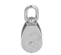 MasYosh Poulie en Acier Inoxydable 316, Roue de Levage Unique Rotative à 360 Degrés avec une Forte capacité de Charge, pour Bateau et Objets Lourds