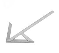 MasYosh Rapporteur D'angle Central, Jauge Carrée de Centrage en Acier au Carbone avec Gravure pour la Mesure D'angle, Chercheur 45 à 90 Degrés 300 X 180 Mm