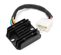 MasYosh Redresseur de Régulateur de Tension, Alliage D'aluminium 12 V avec Dissipateur de Chaleur pour Scooter GY6, Prise à 5 Fils, Installation Facile, Empêche la Surcharge