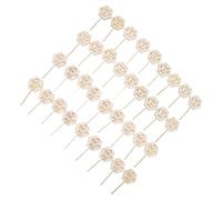 MasYosh Regardez-moi Pousser des étiquettes Succulentes Hexagonales écologiques Effet 3D pour Pot de Fleur Décoration Plante 36 Pièces pour Jardin Bois