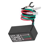 MasYosh Relais de Clignotant LED DOP 3X, Relais de Clignotant Universel 12VDC 20A avec Conception Plug and Play, pour les Lumières LED de Voiture et de Moto Fixent le Super