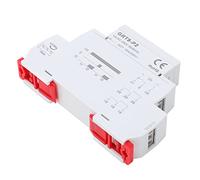 MasYosh Relais temporisé, Relais de Sortie D'impulsion électronique monté sur Rail Ultra Petit avec Indicateur LED, pour Usage Industriel 230 V, Plage de Retard de 0,1 S à 100 Jours