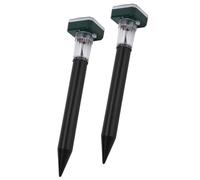 MasYosh Répulsif Solaire pour Souris, Répulsif Antiparasitaire à LED Ultrasonique avec Veilleuse Colorée pour Jardin, Cour, Ferme, Lutte Antiparasitaire Extérieure