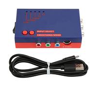 MasYosh Retroscaler2x AV à HDMI Convertisseur - Zero Lentency Line Multiplier, Prend en Charge NTSC & PAL, 240p / 480i / 288p / 576i à 480p / 576p Upscaler pour Les Consoles de Jeu (Bleu)