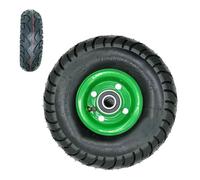 MasYosh Roue de Pneu Gonflable, Meilleure capacité de Charge avec Moyeu Plus épais et Roulement en Acier au Carbone, Motif de Bande de Roulement de Drainage à Texture Antidérapante, pour (