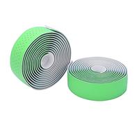 MasYosh Ruban de Guidon de Vélo, Enveloppes de Guidon de Vélo de Route Antidérapantes avec Bouchons d'extrémité, pour le Cyclisme sur Route, Canne à Pêche, Accoudoir de Chaise, Volant (Verte)