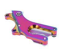 MasYosh Siège de Conversion de Frein à Disque de Vélo, Adaptateur en Alliage D'aluminium pour Vélo de Route, avec Siège Fixe Durable pour Installer Le Frein à Disque sur Le Cadre (Multicolore)