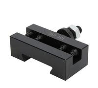 MasYosh Support de Poteau D'outil de Tour, Support D'outil de Tournage CNC en Acier pour Outils de 3/16 Po à 1/2 Po avec Conception à Changement Rapide, Compatible avec le Poteau (250-101)