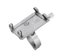 MasYosh Support de Téléphone Portable de Vélo, Support de Téléphone de Vélo Robuste en Alliage D'aluminium pour Moto de de Montagne avec Stable, Installation Facile (Gris)