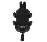 MasYosh Support de Téléphone pour Moto avec Amortisseur de Vibrations, | Support de Téléphone pour Rétroviseur Réglable, Corps en Nylon renforcé, Base en Alliage D'aluminium, Rotation Universelle