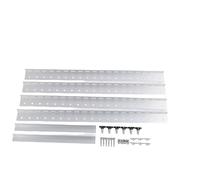 MasYosh Support Inclinable pour Panneau Solaire de 28 Pouces, Support au Sol Réglable en Alliage D'aluminium pour Toit de Bateau de Camping-Car avec Support de Poutre en L, pour