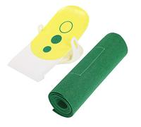 MasYosh Tapis de Putting de, Pente Réglable avec Couvercle de Trou Amovible, Entraîneur Multifonctionnel Non tissé pour la Pratique en Intérieur, Conception Pliante Portable avec