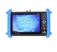 MasYosh Testeur CCTV, Moniteur à écran Tactile LCD 7 Pouces 1920x1200 IPS avec Boîte à Essai de Câble Réseau, pour la Sortie de Sortie de la Caméra du Système CCTV et Les (Plug UE 100-240V)