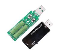 MasYosh Testeur de Compteur de Puissance USB, Multimètre de Courant de Tension avec Double Face Conception de Prise Aveugle pour Tester les Chargeurs Ordinateurs Banques D'alimentation,