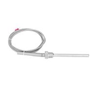 MasYosh Thermocouple K Type 0-400 ℃ 3/8 NPT Mm Sonde de Capteur de Température en Acier Inoxydable (2m)