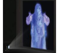 MasYosh Toile de Projection en Tissu pour Décorations de Fêtes Immersives - Animations pour Fenêtres d'halloween et de Noël (a)