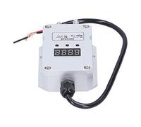 MasYosh Transmetteur de Pression du Vent, Capteur de Pression Différentielle à Affichage Numérique avec 4-20 MA DC 24 V, Filetage M10, pour Alimentation en Air de Chaudière et Contrôle (0-3kPa)