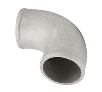 MasYosh Tuyau coudé D'admission Turbo, Tube de Courbure serré à 90 Degrés en Fonte D'aluminium de 2,25 Pouces de Diamètre Extérieur avec Extrémités Perlées, pour la Modification du Tube