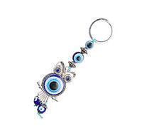 Masyrt #001 Porte-clés mauvais œil pour clés de voiture Bleu 22,9 x 22,7 x 1 cm, #001