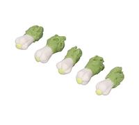 Masyrt 5 pièces 1:12 Maison de poupée Modèle Chou Chinois Mignon Réaliste Miniature Réaliste Accessoires de Décoration Légumes