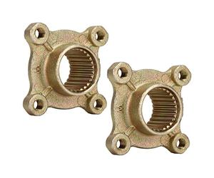 Masyrt Axe de roue centrale arrière - 2 pièces 28T Spline - 4 entretoises - Peinture dorée - Alliage d'acier - Installation facile avec roue poste