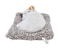 Masyrt Belle simulation chat poupée peluche tissu bureau simulation animal ornement pour voiture maison