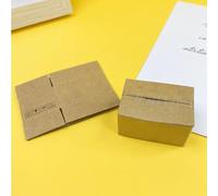 Masyrt Boîte express miniature de simulation, décoration de maison de poupée, jouet réaliste, boîte en carton avec accessoires de scènes de jeu, stockage amusant et respectueux de l'environnement