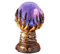 Masyrt Boule de cristal d'Halloween, sorcière céleste, boule de cristal flashing flashing, boules plasma électrostatiques pour décoration d'Halloween