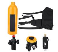 Masyrt Bouteille D'oxygène de Plongée Portable avec Réservoir en Aluminium | Embout Buccal en Silicone de qualité Alimentaire, Respiration Rotative à 360°, Haute Pression 3000 PSI, Air de Secours pour