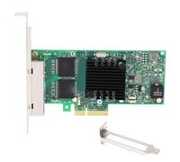 Masyrt Carte réseau PCIe X4 avec puce I350AM4, 4 ports Gigabit Ethernet anti-interface, I350 T4V2 RJ45 pour PCI Express