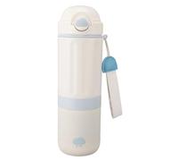 Masyrt Chauffe-eau personnel, bouteille d'eau électrique portable, design à double couche, capacité de 500 ml, batterie 13500 mAh, en acier inoxydable, rechargeable, pour les voyages et les