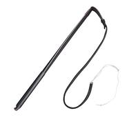 Masyrt Cravache de dressage pour chien en cuir de vachette avec poignée, berger allemand, entraînement pour chien de travail, fouet de dressage