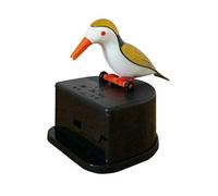 Masyrt Distributeur Automatique de Cure-dents, Distributeur de Cure-dents en Forme de Petit Oiseau, Distributeurs de Cure-dents en Forme de Pic, Distributeurs de Cure-dents Amusants et (Dorée)