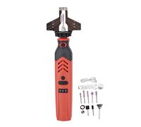 Masyrt Ensemble D'affûteuse de Scie sans Fil, Kit D'affûtage de Tronçonneuse à Main, Ensemble D'outils D'affûtage de Tronçonneuse Rouge