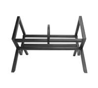 Masyrt Étagère à disques, en acier au carbone, organisateur d'affichage pour livres, magazines, CD avec plaques de guidage latérales, design minimaliste pour collections de vinyles (1 niveau)