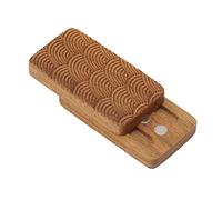 Masyrt Fidget Slider Green Sandalwood Water Ripples Jouet à glissière magnétique conçu pour les personnes âgées de 15 à 35 ans - Autisme - Jouet sensoriel pour soulager le stress, mauvaises habitudes