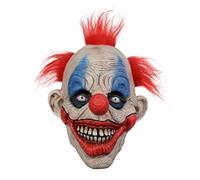 Masyrt Halloween Horror Clown Mask, Joker Clown Mask Latex, Cosplay Prop Joker Face Cover, Latex Creepy Devil Face Masques pour Halloween Party Cosplay Carnival Costume Party Props Bar